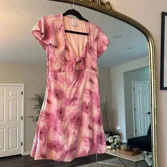 NWT ABOUND PINK LELAND DRESS XS - Picture 3 of 5